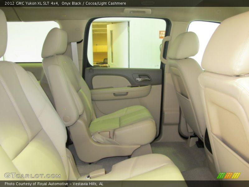 Onyx Black / Cocoa/Light Cashmere 2012 GMC Yukon XL SLT 4x4
