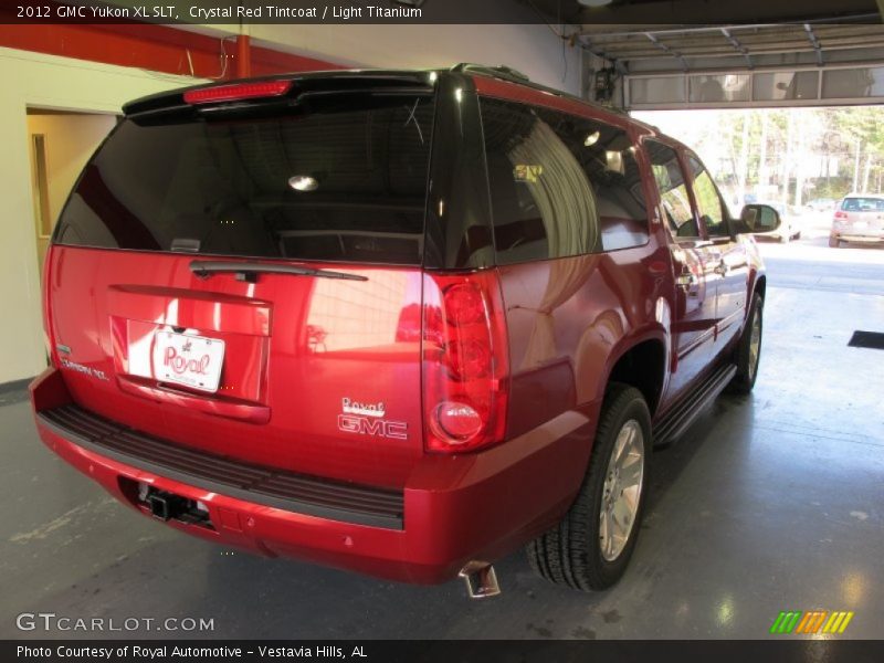 Crystal Red Tintcoat / Light Titanium 2012 GMC Yukon XL SLT