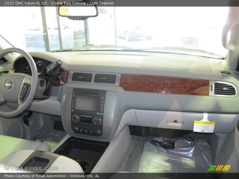 Crystal Red Tintcoat / Light Titanium 2012 GMC Yukon XL SLT