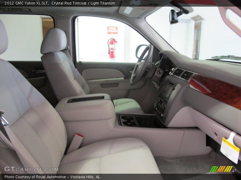 Crystal Red Tintcoat / Light Titanium 2012 GMC Yukon XL SLT