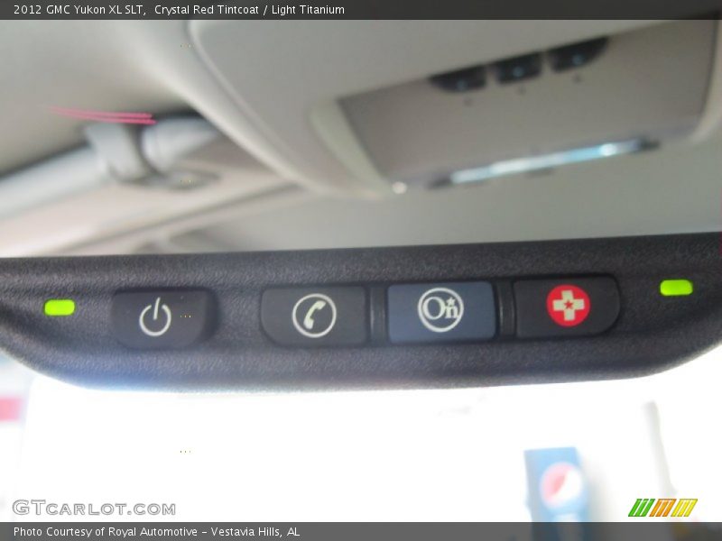 Crystal Red Tintcoat / Light Titanium 2012 GMC Yukon XL SLT