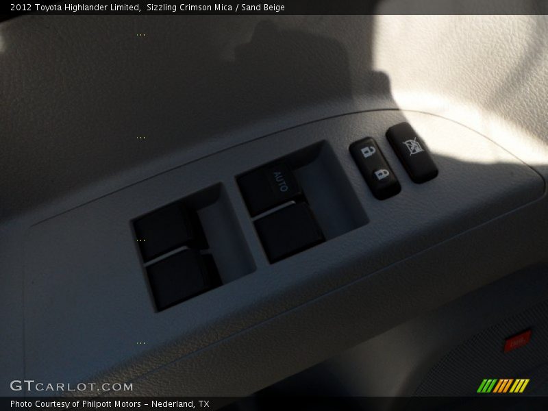 Sizzling Crimson Mica / Sand Beige 2012 Toyota Highlander Limited