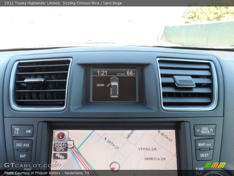 Sizzling Crimson Mica / Sand Beige 2012 Toyota Highlander Limited