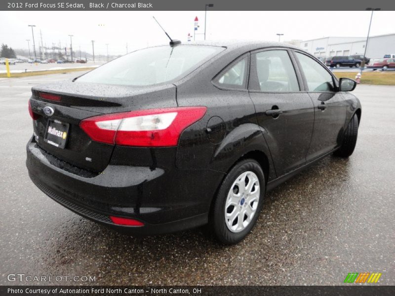 Black / Charcoal Black 2012 Ford Focus SE Sedan