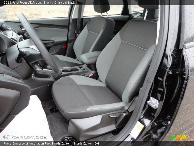 Black / Charcoal Black 2012 Ford Focus SE Sedan