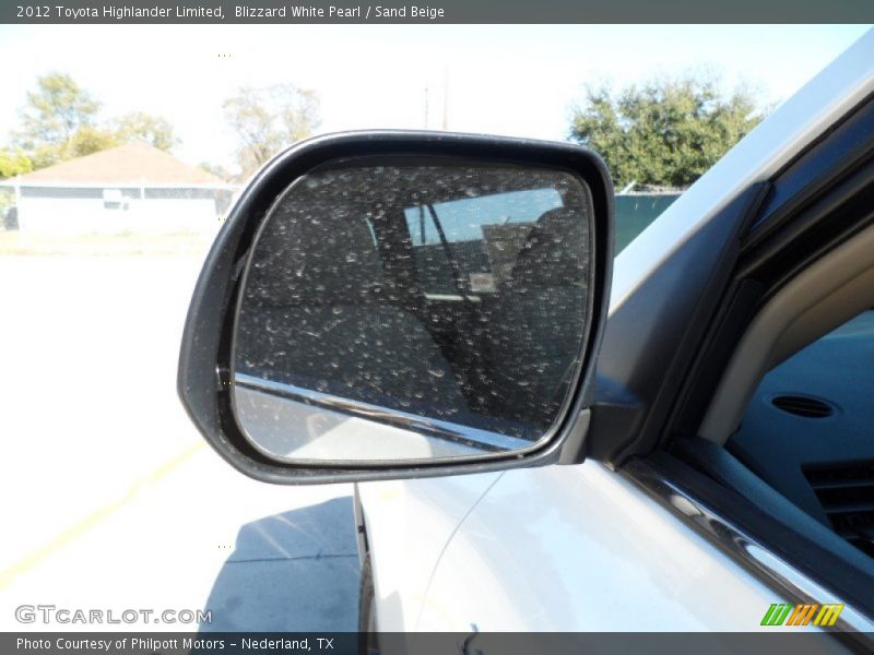 Blizzard White Pearl / Sand Beige 2012 Toyota Highlander Limited