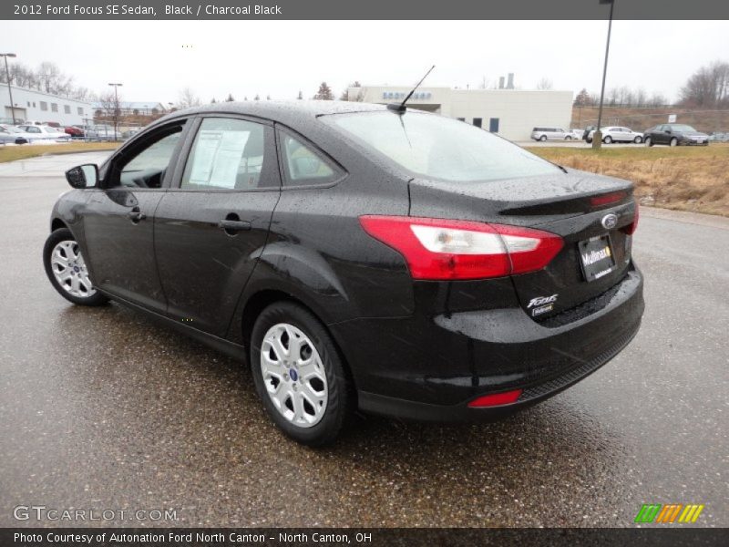 Black / Charcoal Black 2012 Ford Focus SE Sedan