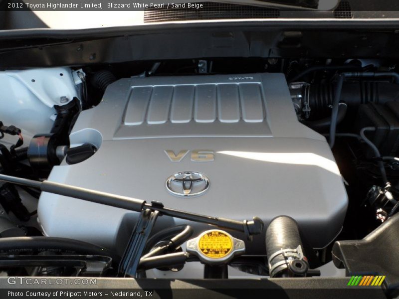 Blizzard White Pearl / Sand Beige 2012 Toyota Highlander Limited