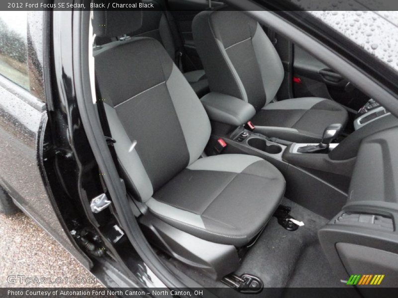 Black / Charcoal Black 2012 Ford Focus SE Sedan