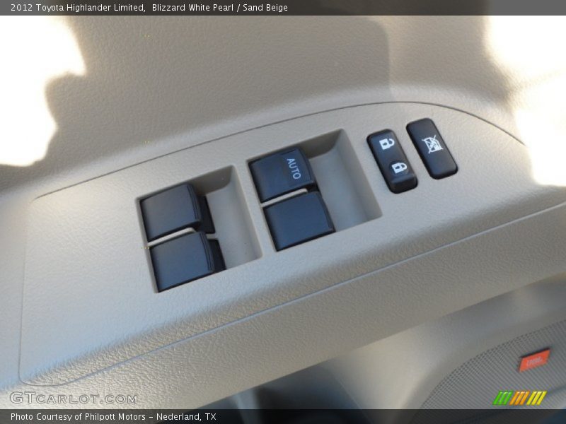 Blizzard White Pearl / Sand Beige 2012 Toyota Highlander Limited