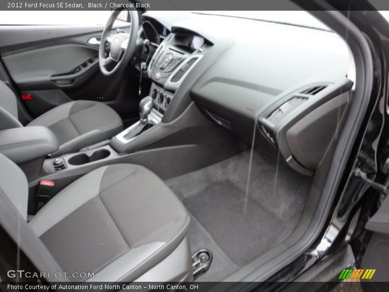 Black / Charcoal Black 2012 Ford Focus SE Sedan