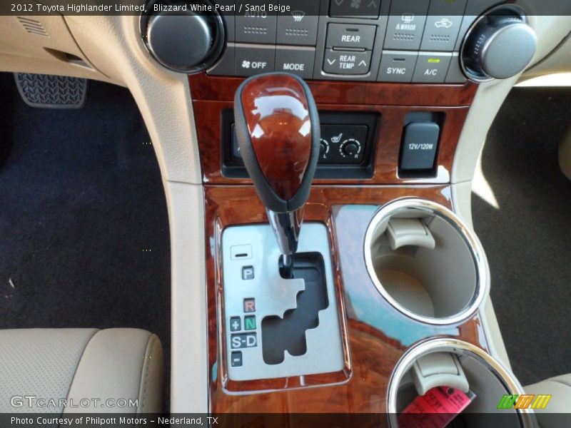 Blizzard White Pearl / Sand Beige 2012 Toyota Highlander Limited