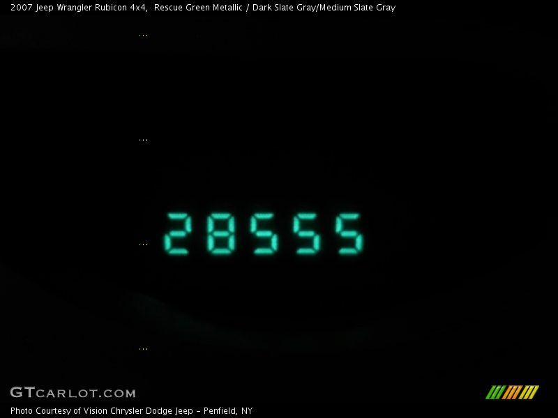 Rescue Green Metallic / Dark Slate Gray/Medium Slate Gray 2007 Jeep Wrangler Rubicon 4x4