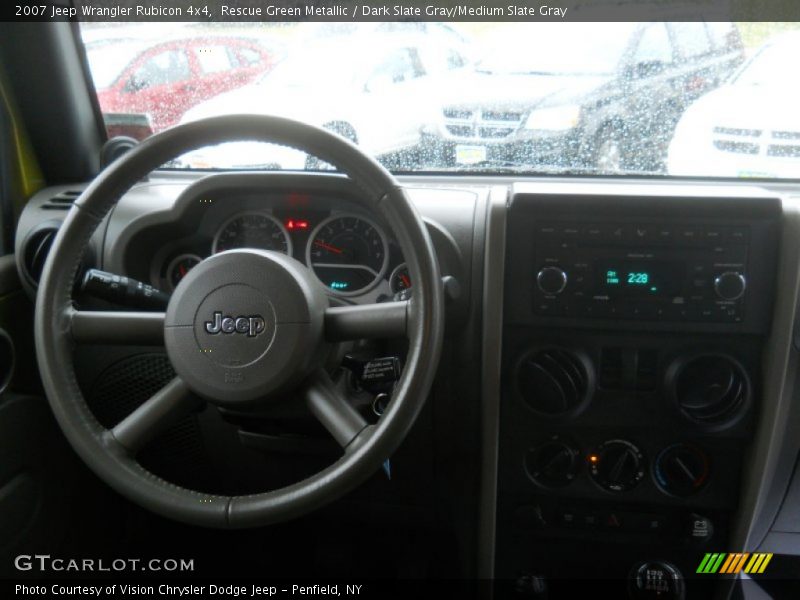 Rescue Green Metallic / Dark Slate Gray/Medium Slate Gray 2007 Jeep Wrangler Rubicon 4x4