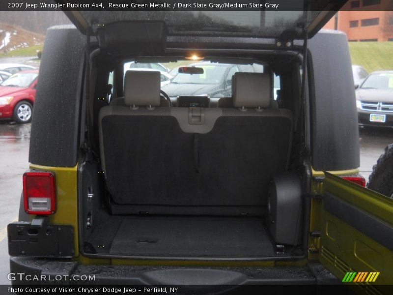 Rescue Green Metallic / Dark Slate Gray/Medium Slate Gray 2007 Jeep Wrangler Rubicon 4x4