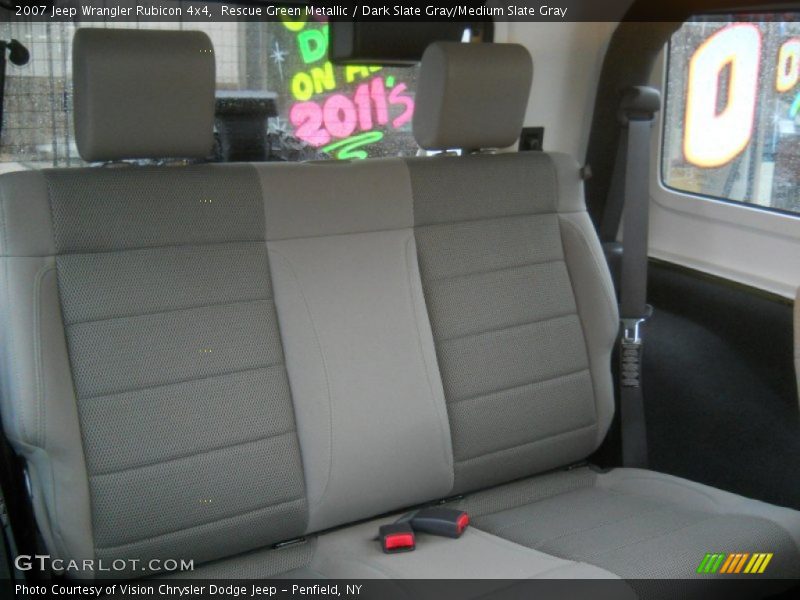 Rescue Green Metallic / Dark Slate Gray/Medium Slate Gray 2007 Jeep Wrangler Rubicon 4x4