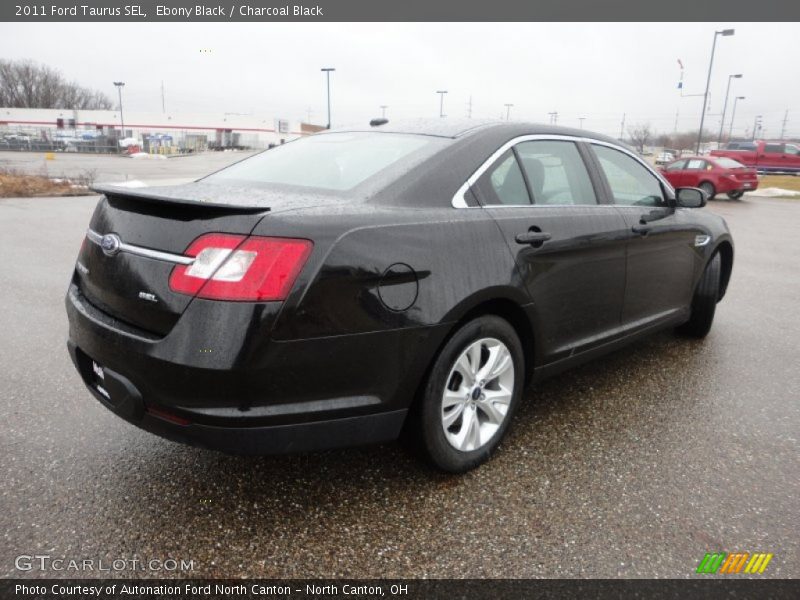 Ebony Black / Charcoal Black 2011 Ford Taurus SEL