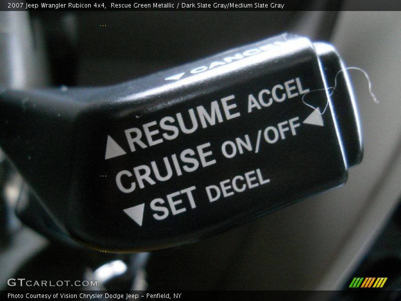 Rescue Green Metallic / Dark Slate Gray/Medium Slate Gray 2007 Jeep Wrangler Rubicon 4x4