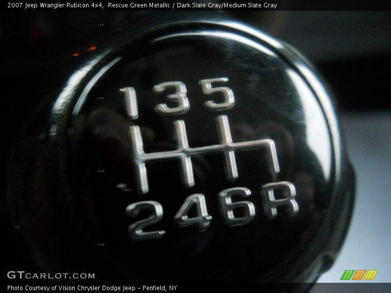 Rescue Green Metallic / Dark Slate Gray/Medium Slate Gray 2007 Jeep Wrangler Rubicon 4x4