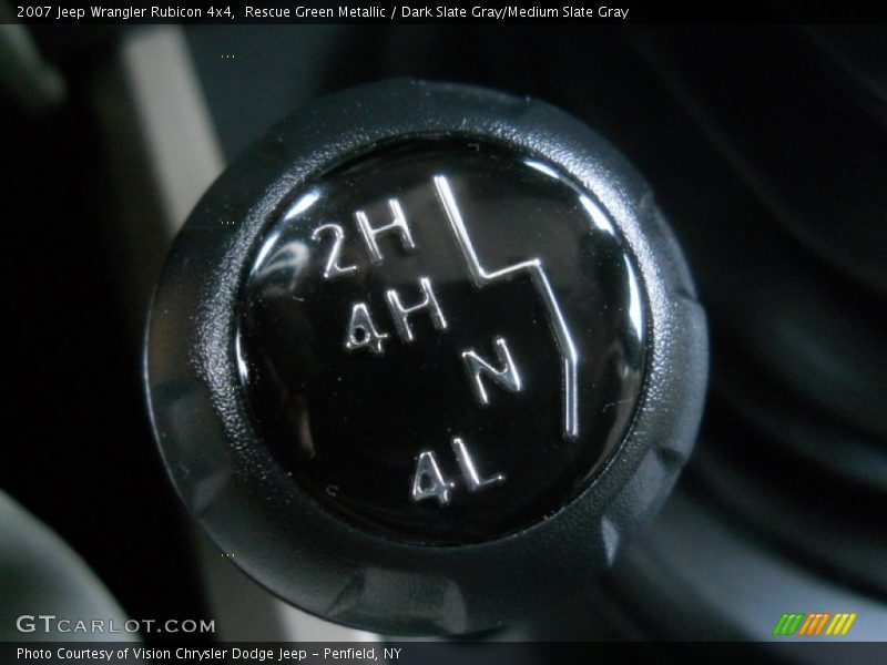 Rescue Green Metallic / Dark Slate Gray/Medium Slate Gray 2007 Jeep Wrangler Rubicon 4x4