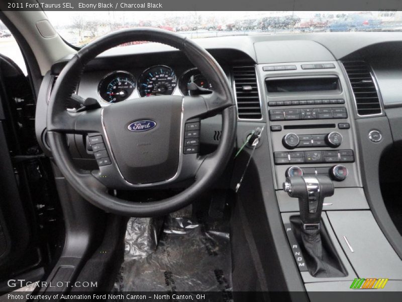 Ebony Black / Charcoal Black 2011 Ford Taurus SEL