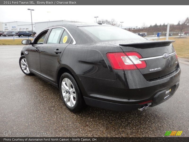 Ebony Black / Charcoal Black 2011 Ford Taurus SEL