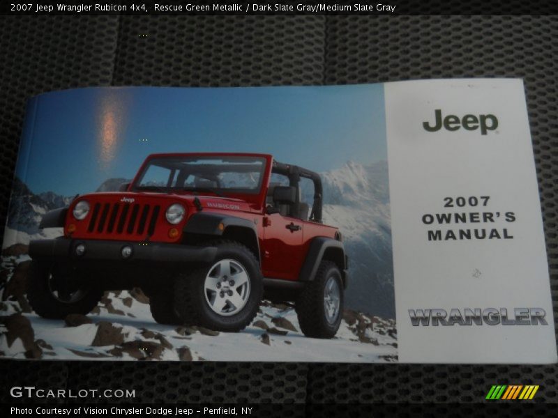 Rescue Green Metallic / Dark Slate Gray/Medium Slate Gray 2007 Jeep Wrangler Rubicon 4x4