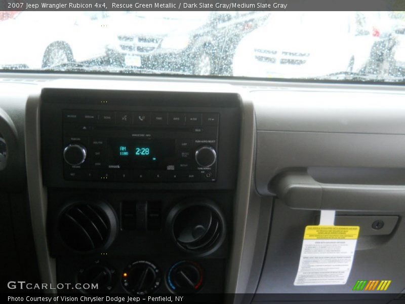 Rescue Green Metallic / Dark Slate Gray/Medium Slate Gray 2007 Jeep Wrangler Rubicon 4x4