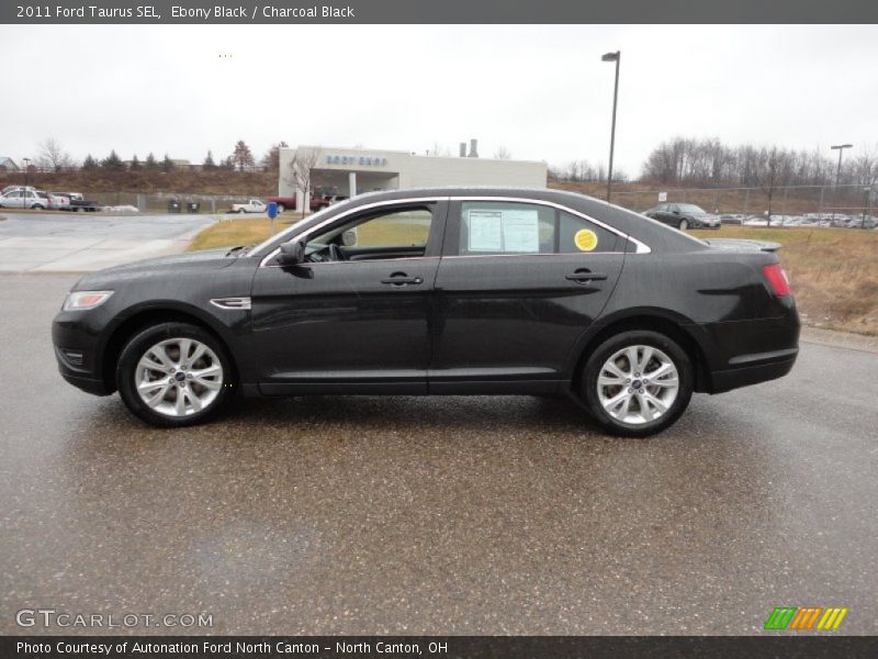 Ebony Black / Charcoal Black 2011 Ford Taurus SEL