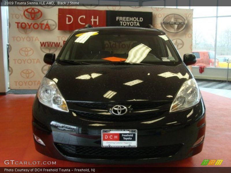 Black / Stone 2009 Toyota Sienna XLE AWD
