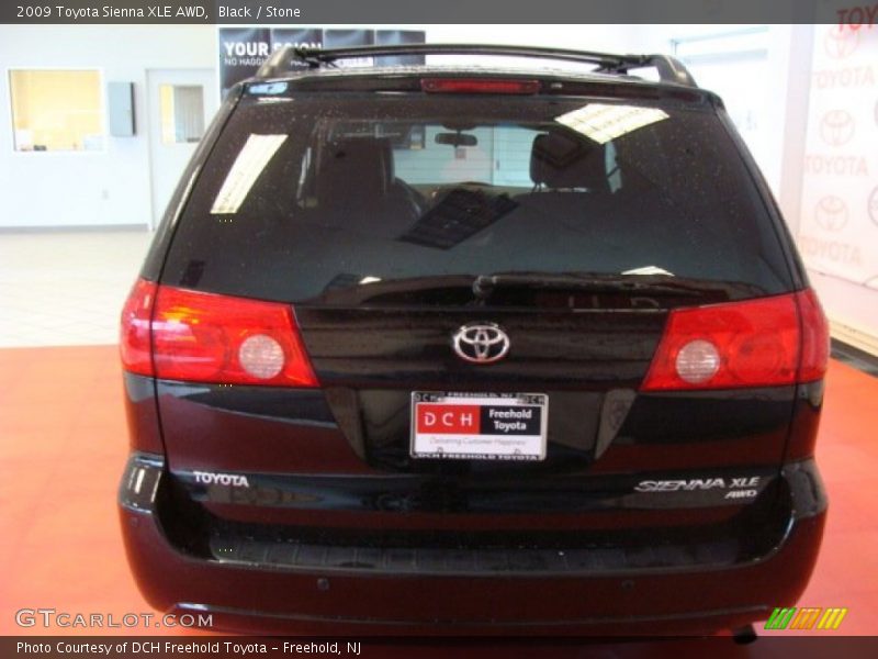 Black / Stone 2009 Toyota Sienna XLE AWD