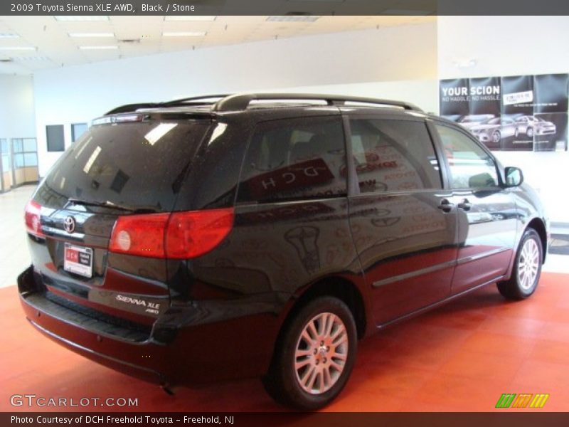 Black / Stone 2009 Toyota Sienna XLE AWD