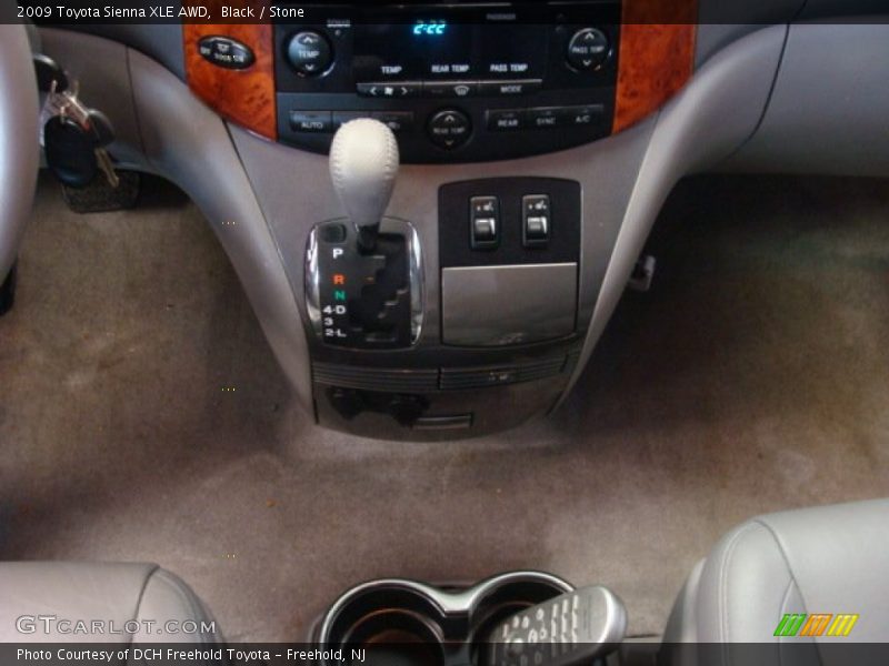 Black / Stone 2009 Toyota Sienna XLE AWD