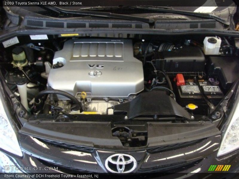 Black / Stone 2009 Toyota Sienna XLE AWD