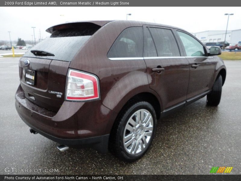 Cinnamon Metallic / Medium Light Stone 2009 Ford Edge Limited AWD