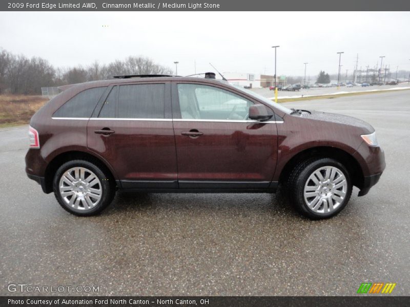 Cinnamon Metallic / Medium Light Stone 2009 Ford Edge Limited AWD