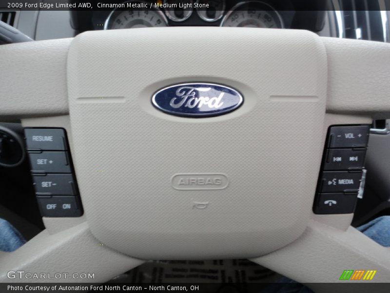 Cinnamon Metallic / Medium Light Stone 2009 Ford Edge Limited AWD