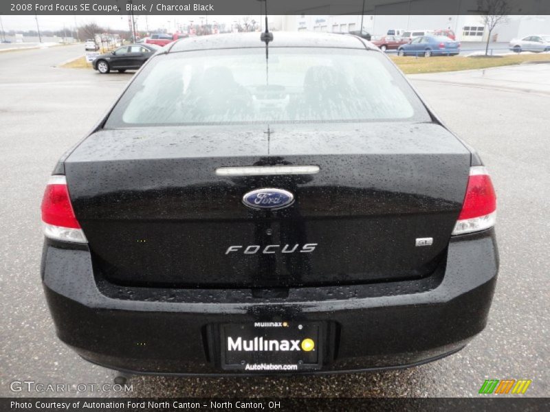 Black / Charcoal Black 2008 Ford Focus SE Coupe