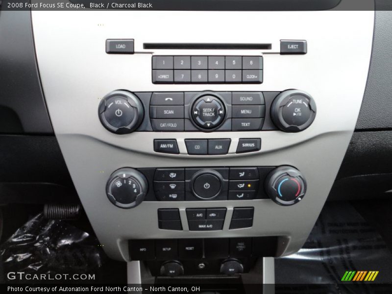 Black / Charcoal Black 2008 Ford Focus SE Coupe