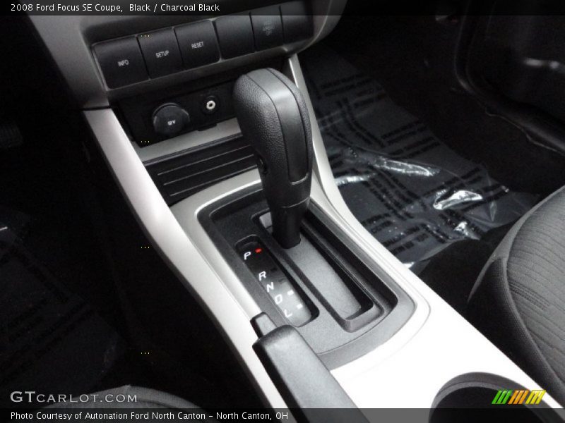 Black / Charcoal Black 2008 Ford Focus SE Coupe