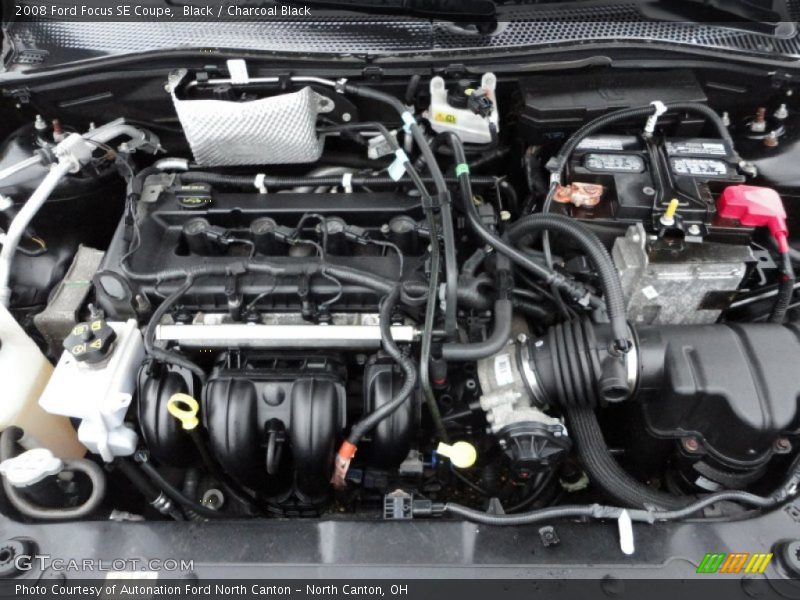 Black / Charcoal Black 2008 Ford Focus SE Coupe