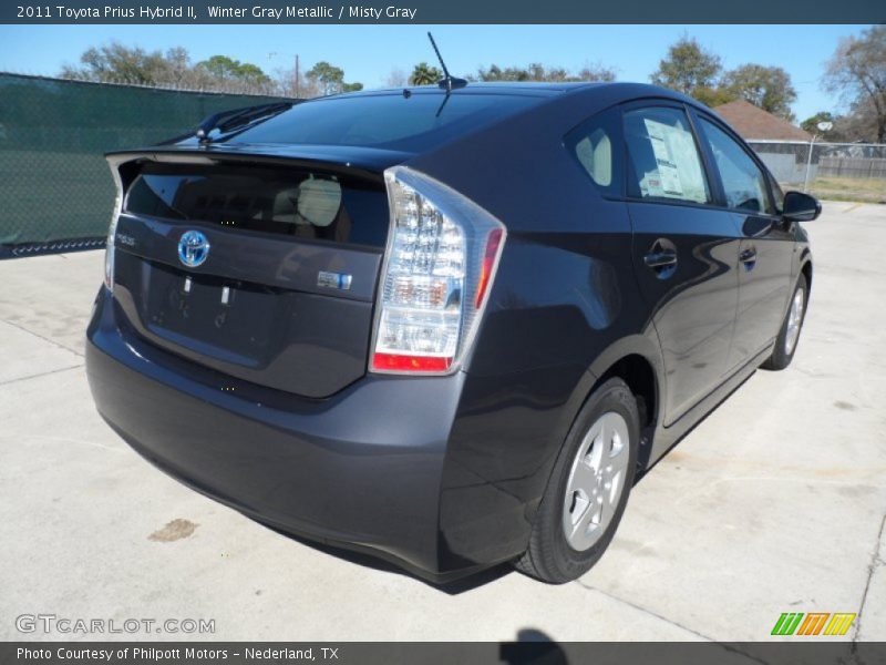 Winter Gray Metallic / Misty Gray 2011 Toyota Prius Hybrid II