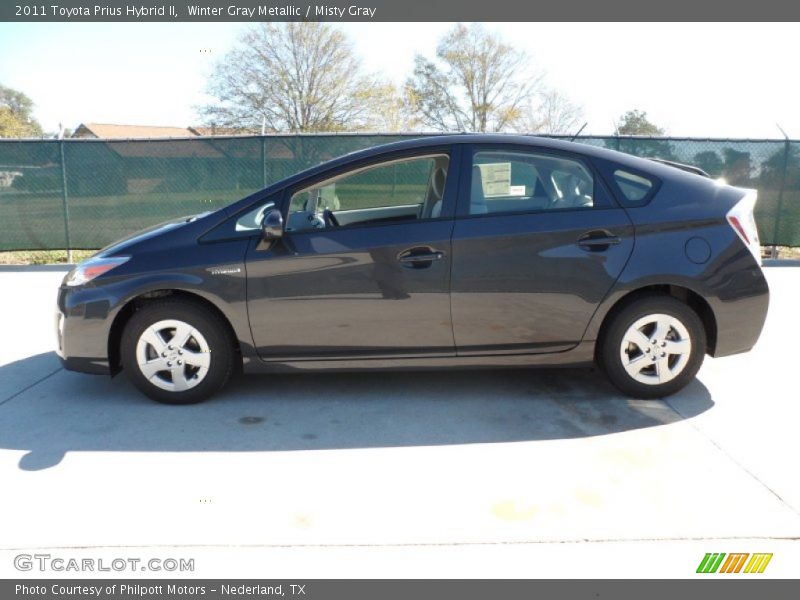 Winter Gray Metallic / Misty Gray 2011 Toyota Prius Hybrid II