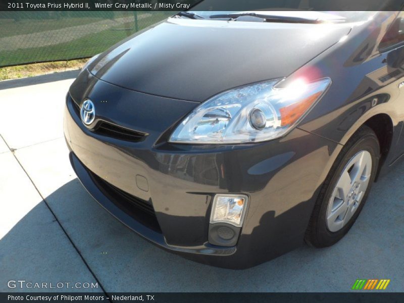 Winter Gray Metallic / Misty Gray 2011 Toyota Prius Hybrid II