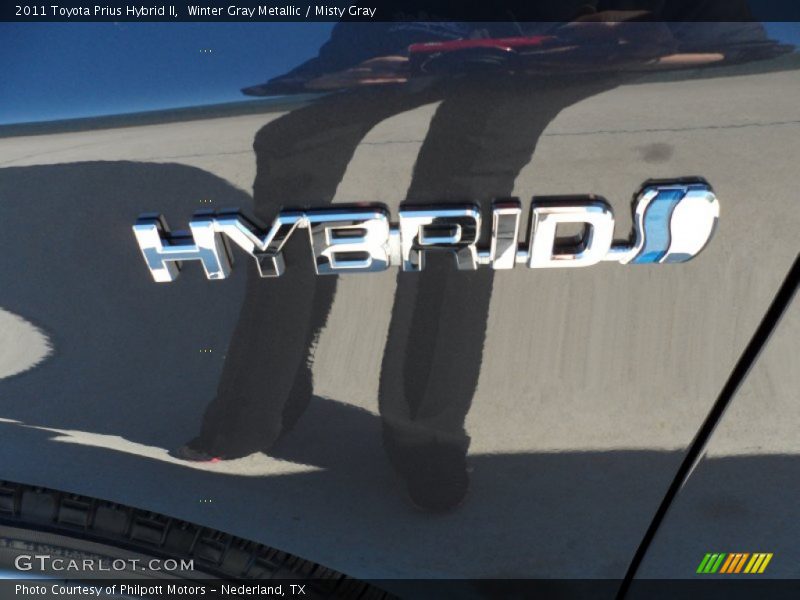 Winter Gray Metallic / Misty Gray 2011 Toyota Prius Hybrid II