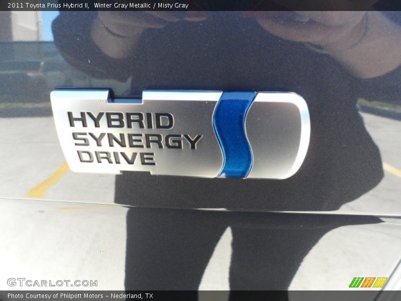 Winter Gray Metallic / Misty Gray 2011 Toyota Prius Hybrid II