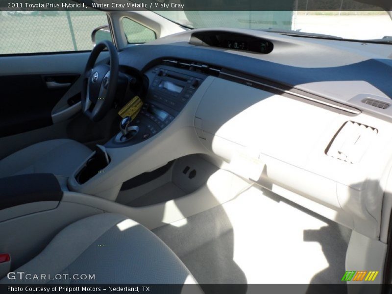 Winter Gray Metallic / Misty Gray 2011 Toyota Prius Hybrid II