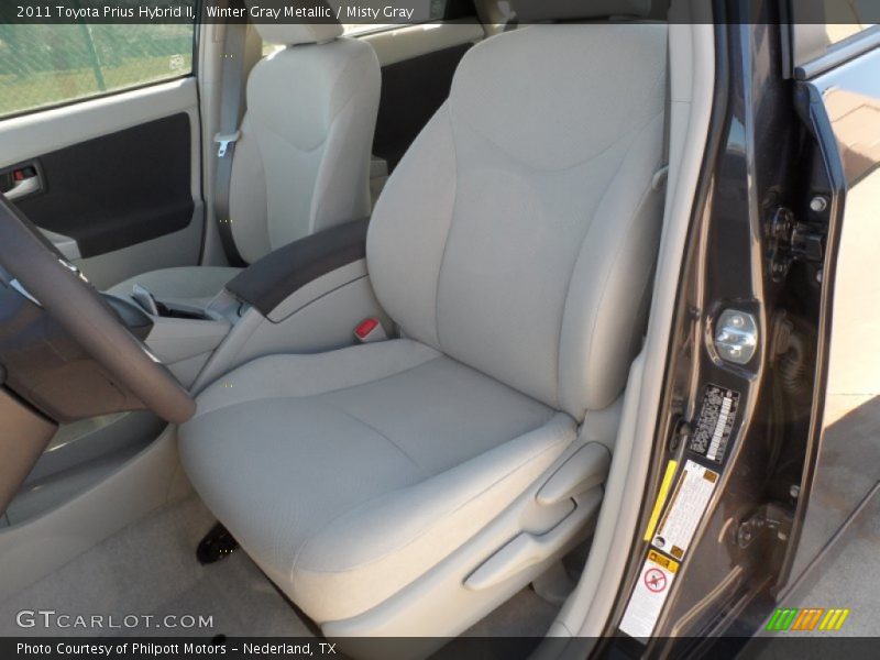 Winter Gray Metallic / Misty Gray 2011 Toyota Prius Hybrid II