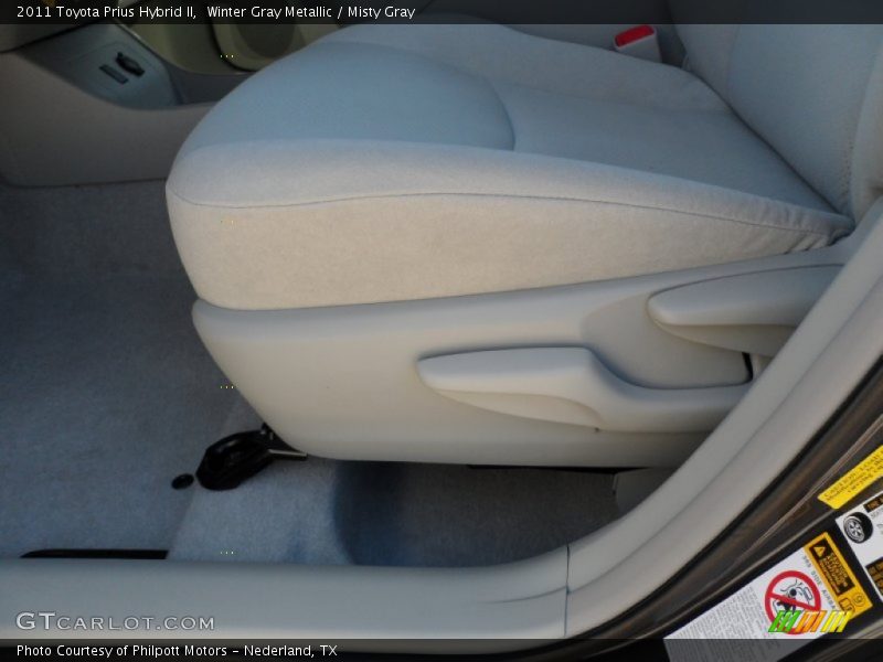 Winter Gray Metallic / Misty Gray 2011 Toyota Prius Hybrid II