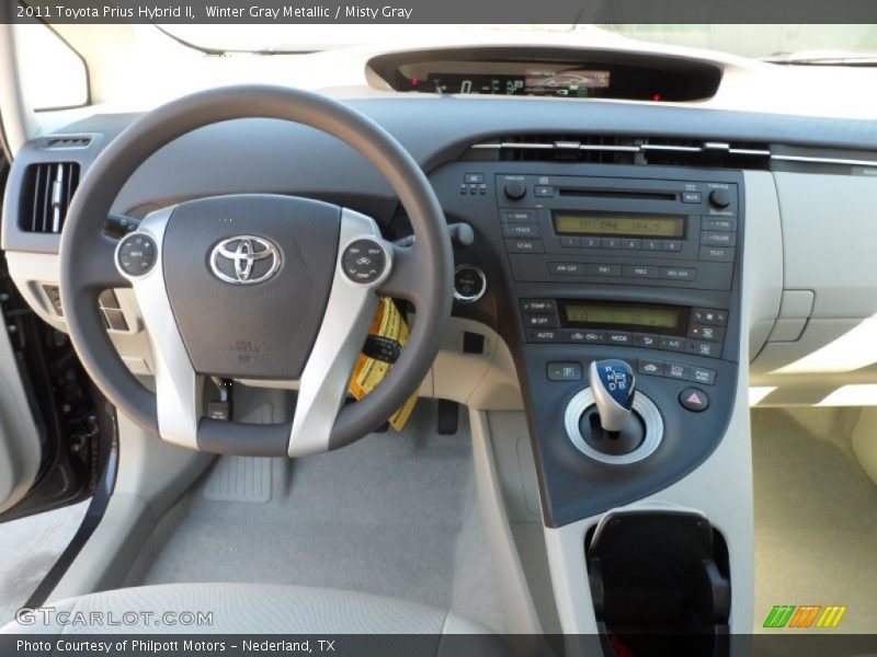 Winter Gray Metallic / Misty Gray 2011 Toyota Prius Hybrid II
